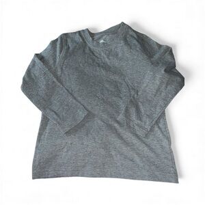 Gray Long Sleeve Kids Tee